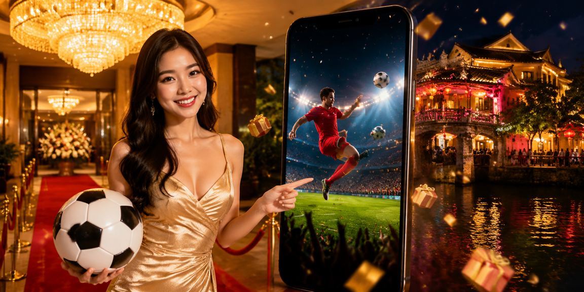 Người chơi xem kèo cá cược tại chợ đêm Hội An