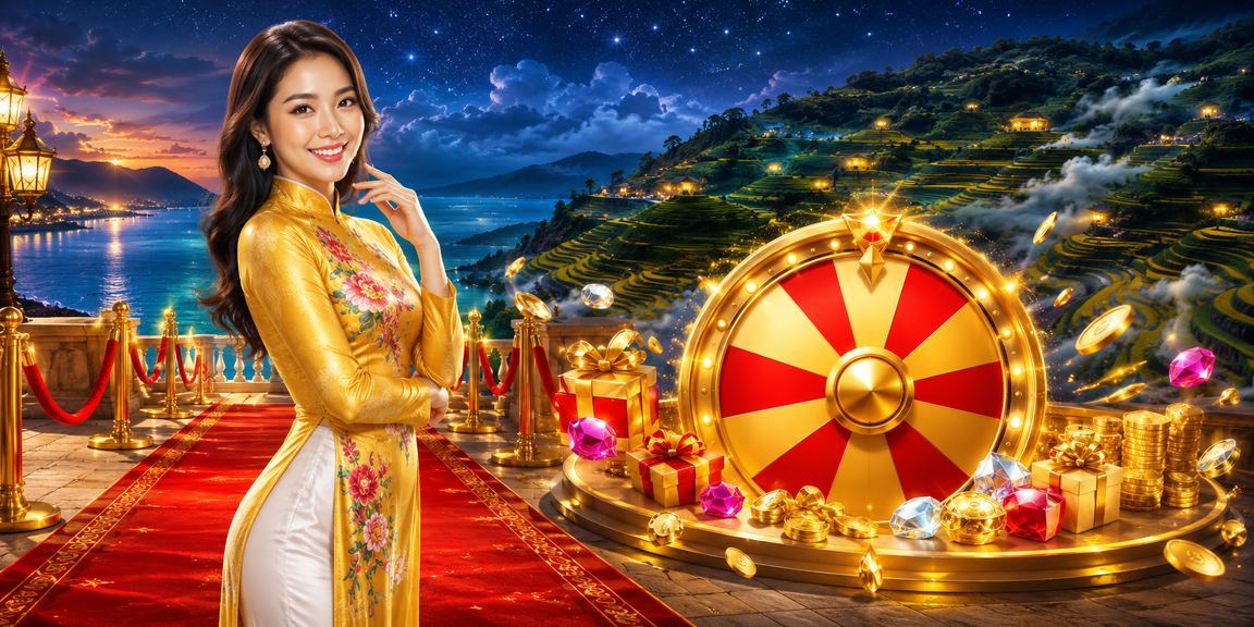 Người dùng tham gia rút thăm may mắn tại Sapa với trang phục áo dài truyền thống